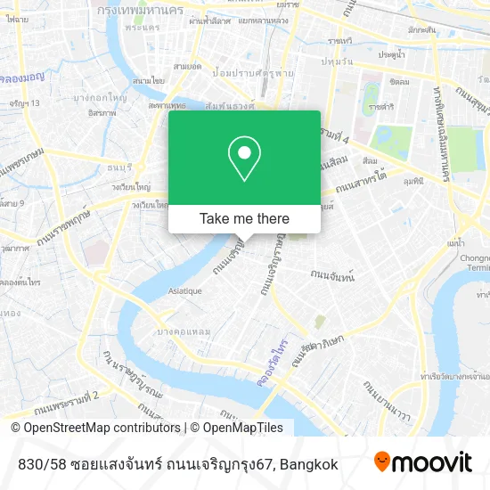 830 / 58 ซอยแสงจันทร์ ถนนเจริญกรุง67 map