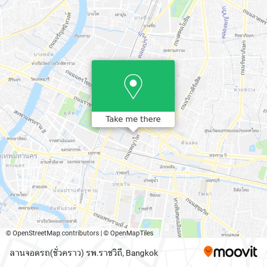 ลานจอดรถ(ชั่วคราว) รพ.ราชวิถี map