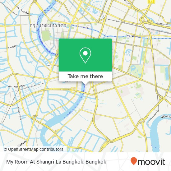 My Room At Shangri-La Bangkok map