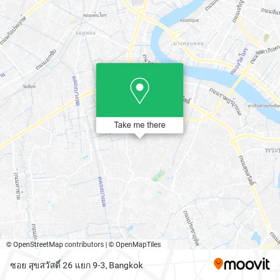 ซอย สุขสวัสดิ์ 26 แยก 9-3 map