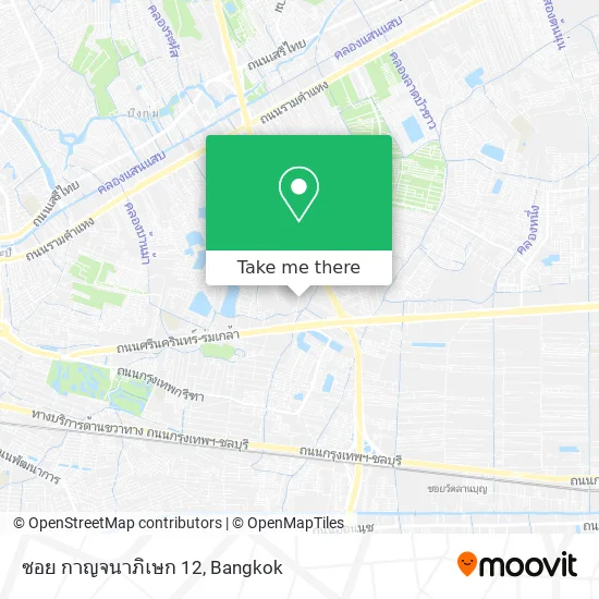 ซอย กาญจนาภิเษก 12 map