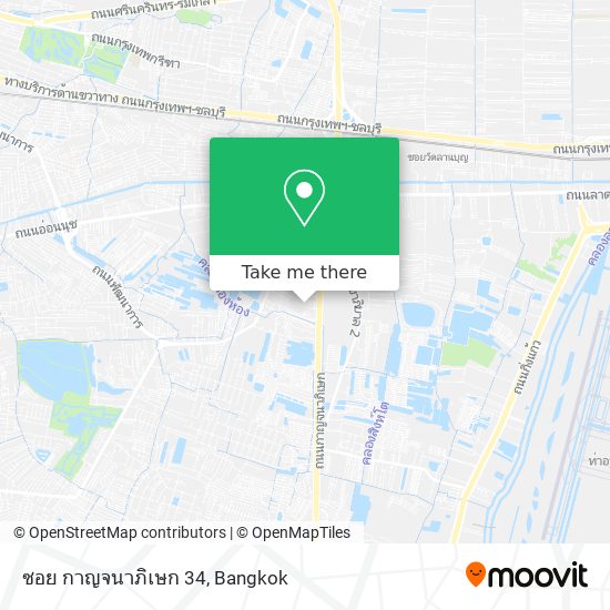 ซอย กาญจนาภิเษก 34 map