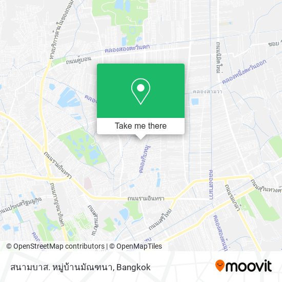 สนามบาส. หมู่บ้านมัณฑนา map