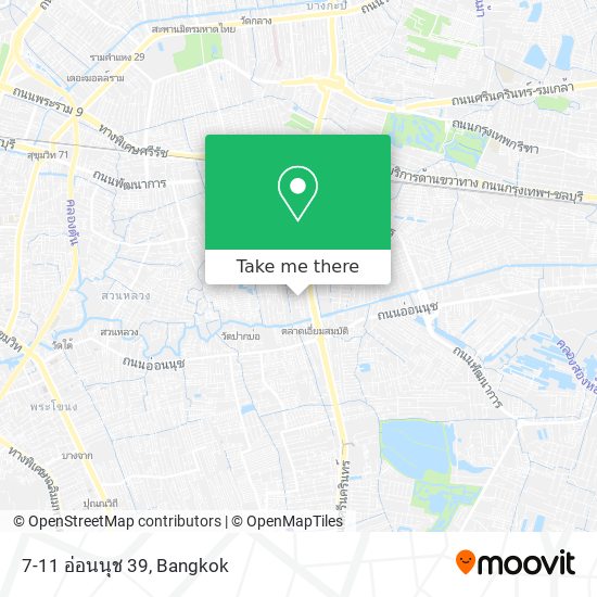 7-11 อ่อนนุช 39 map