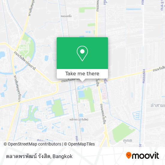 ตลาดพรพัฒน์ รังสิต map