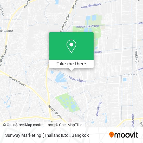 Sunway Marketing (Thailand)Ltd. map