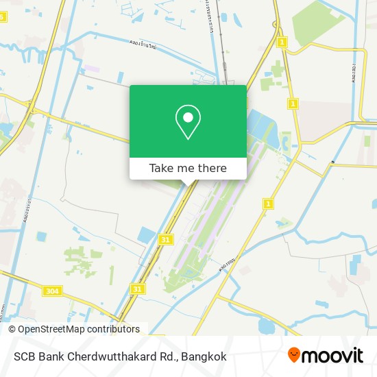 SCB Bank Cherdwutthakard Rd. map