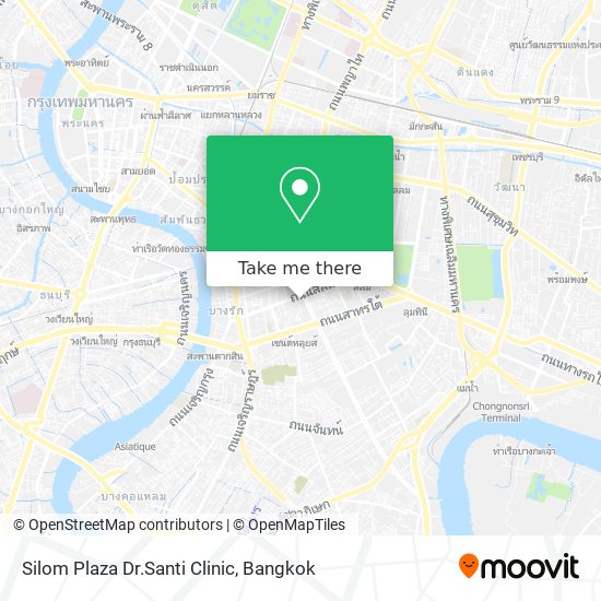 Silom Plaza Dr.Santi Clinic map