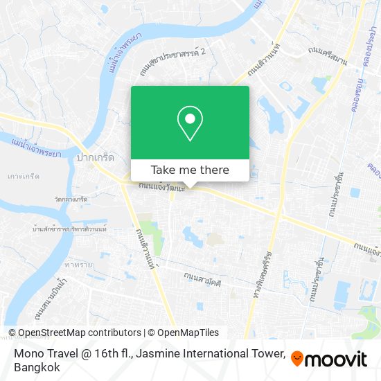 Mono Travel @ 16th fl.,  Jasmine International Tower map