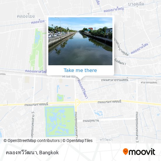 คลองทวีวัฒนา map