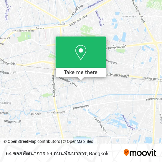 64 ซอยพัฒนาการ 59 ถนนพัฒนาการ map