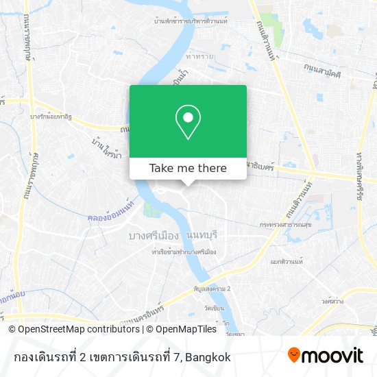 กองเดินรถที่ 2 เขตการเดินรถที่ 7 map