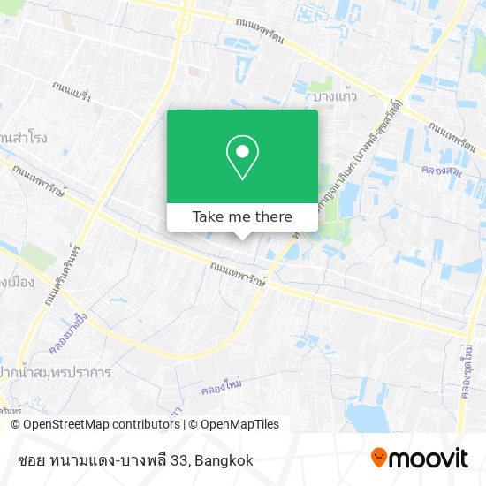 ซอย หนามแดง-บางพลี 33 map