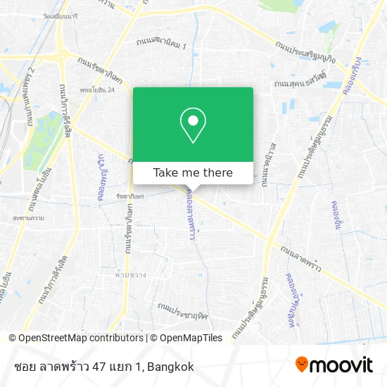 ซอย ลาดพร้าว 47 แยก 1 map