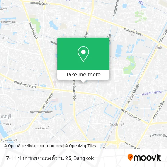 7-11 ปากซอยงามวงศ์วาน 25 map