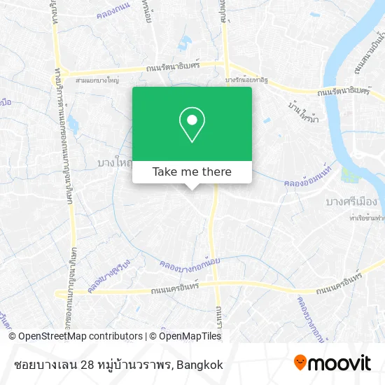 ซอยบางเลน 28 หมู่บ้านวราพร map