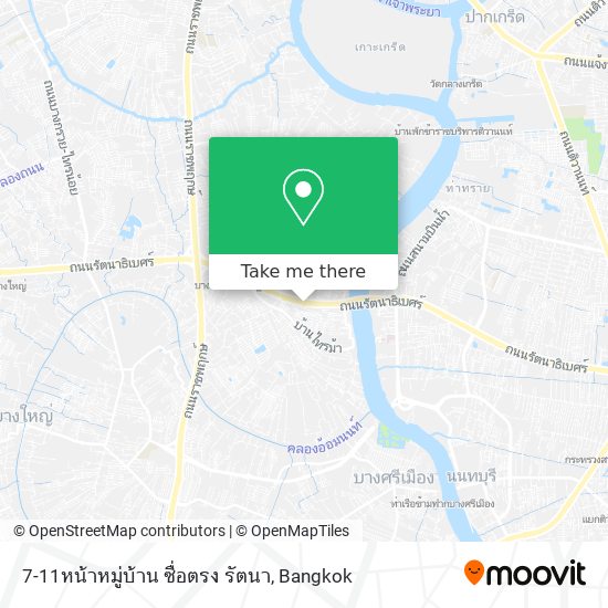 7-11หน้าหมู่บ้าน ซื่อตรง รัตนา map