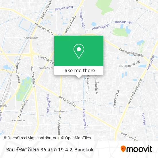 ซอย รัชดาภิเษก 36 แยก 19-4-2 map