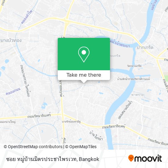 ซอย หมู่บ้านมิตรประชาไพรเวท map