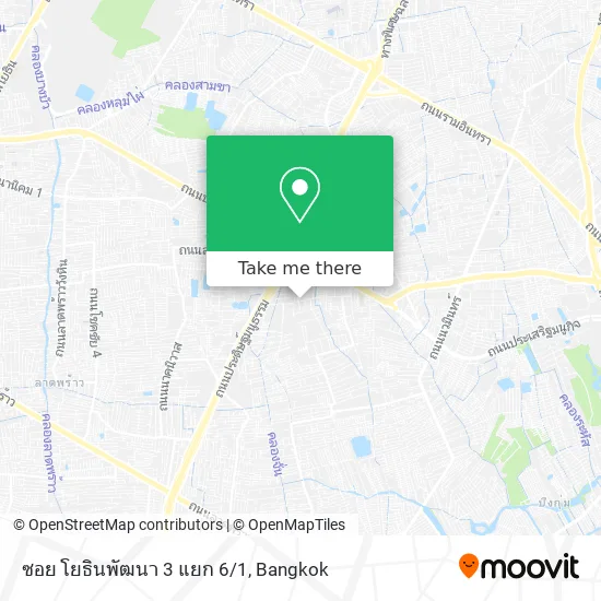 ซอย โยธินพัฒนา 3 แยก 6/1 map