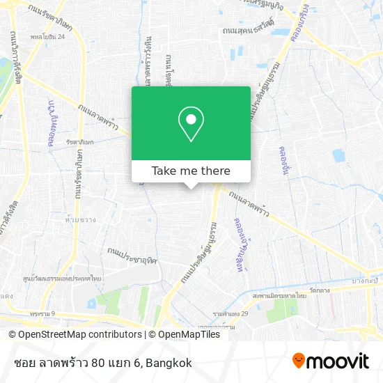 ซอย ลาดพร้าว 80 แยก 6 map