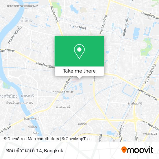 ซอย ติวานนท์ 14 map