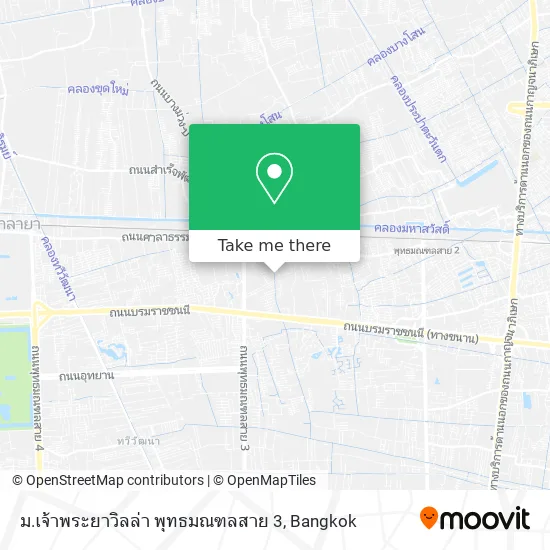 ม.เจ้าพระยาวิลล่า พุทธมณฑลสาย 3 map