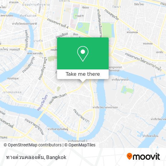 ทางด่วนคลองตัน map