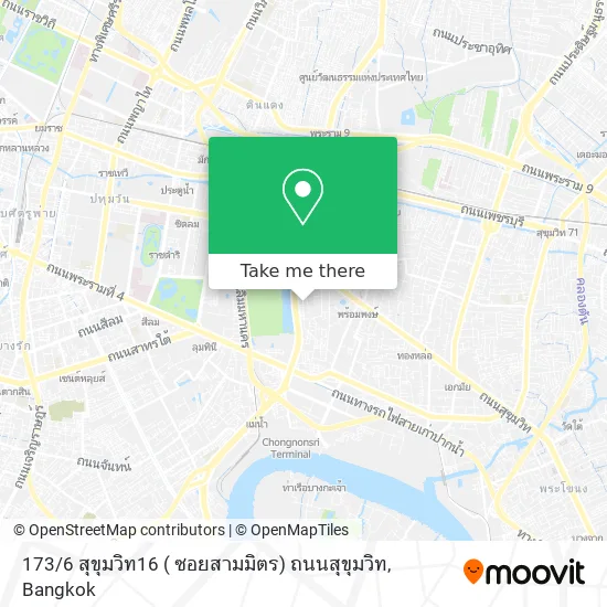 173 / 6 สุขุมวิท16 ( ซอยสามมิตร) ถนนสุขุมวิท map