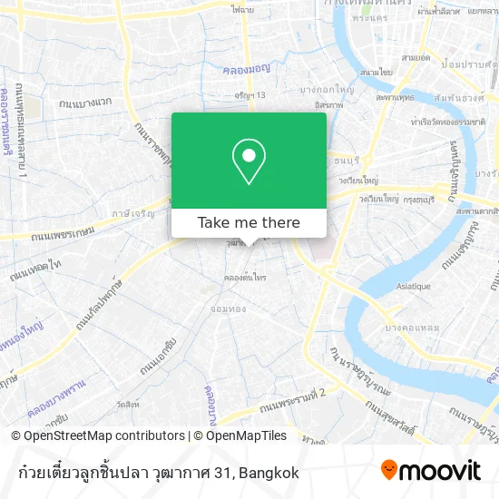 ก๋วยเตี๋ยวลูกชิ้นปลา วุฒากาศ 31 map