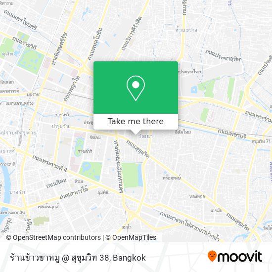 ร้านข้าวขาหมู @ สุขุมวิท 38 map