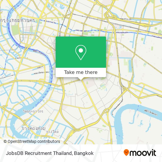 JobsDB Recruitment Thailand map