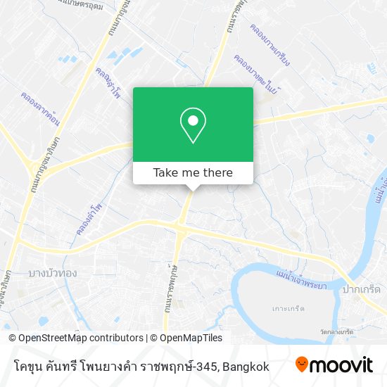 โคขุน คันทรี โพนยางคำ ราชพฤกษ์-345 map