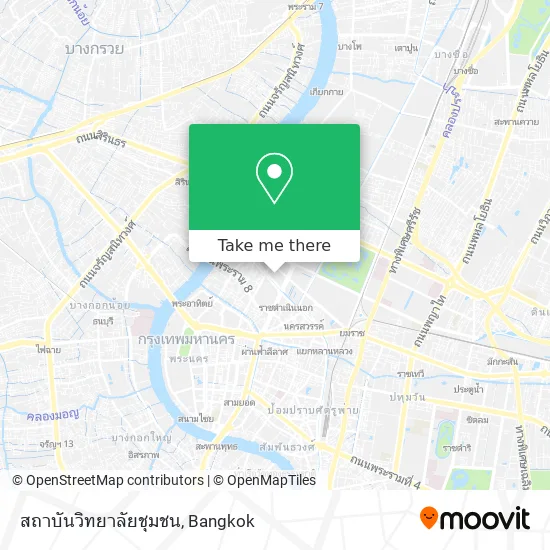 สถาบันวิทยาลัยชุมชน map