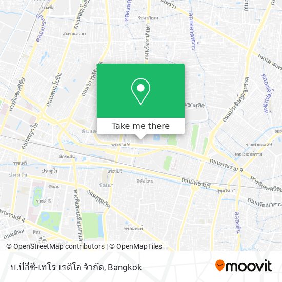 บ.บีอีซี-เทโร เรดิโอ จำกัด map