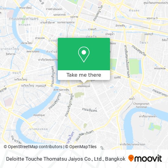 Deloitte Touche Thomatsu Jaiyos Co., Ltd. map