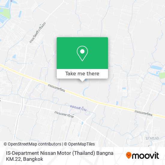 IS-Department Nissan Motor (Thailand) Bangna KM.22 map