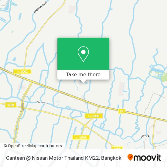 Canteen @ Nissan Motor Thailand KM22 map