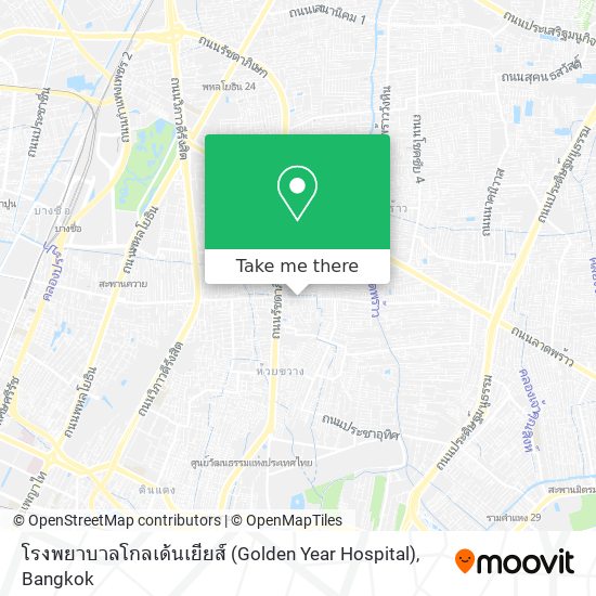 โรงพยาบาลโกลเด้นเยียส์ (Golden Year Hospital) map