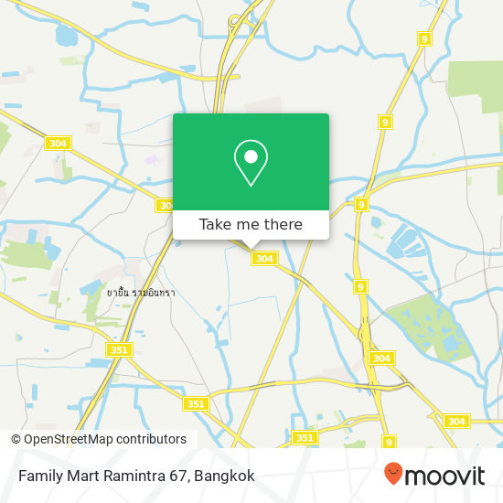Family Mart Ramintra 67 map