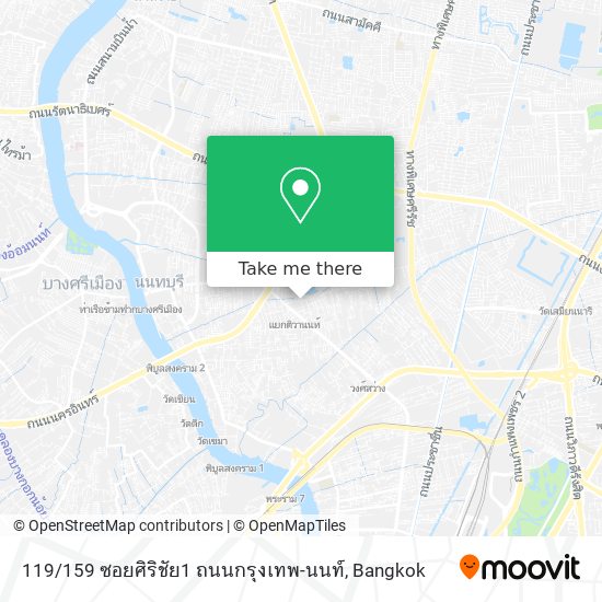 119 / 159 ซอยศิริชัย1 ถนนกรุงเทพ-นนท์ map