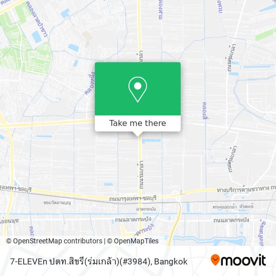 7-ELEVEn ปตท.สิขรี(ร่มเกล้า)(#3984) map