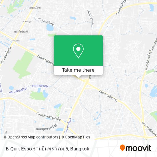 B-Quik  Esso รามอินทรา กม.5 map