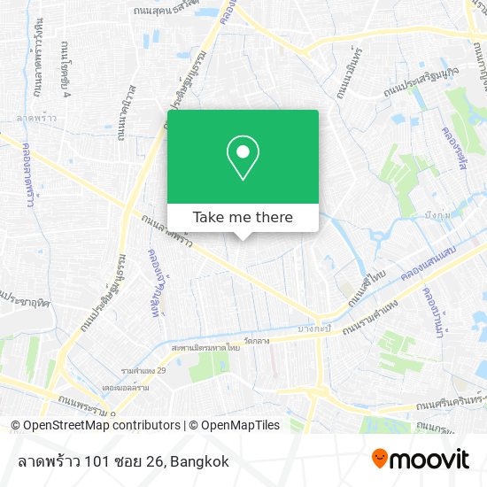 ลาดพร้าว 101 ซอย 26 map