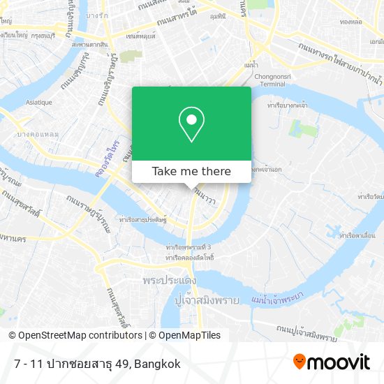 7 - 11 ปากซอยสาธุ 49 map