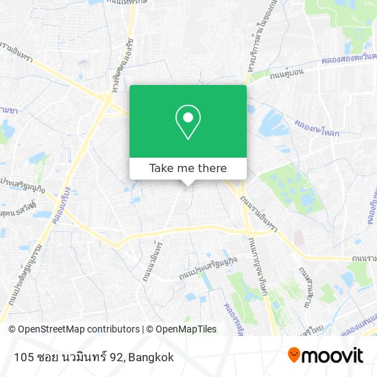 105 ซอย นวมินทร์ 92 map