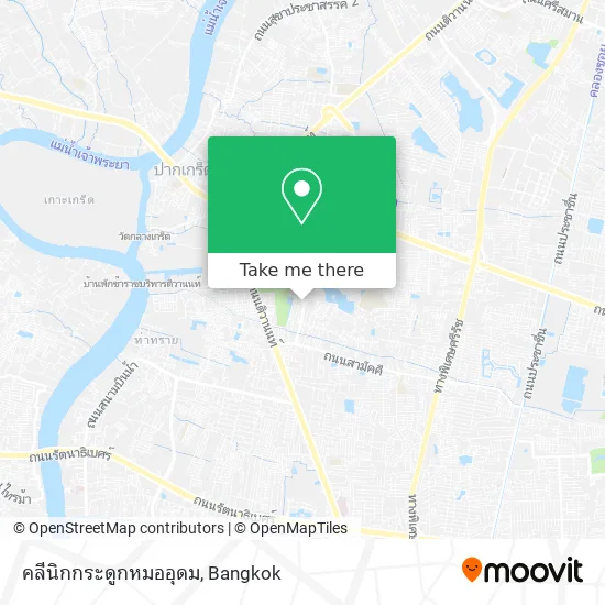 คลีนิกกระดูกหมออุดม map