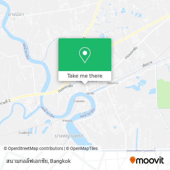 สนามกอล์ฟเอกชัย map