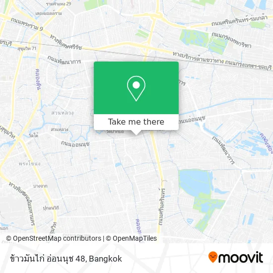 ข้าวมันไก่ อ่อนนุช 48 map
