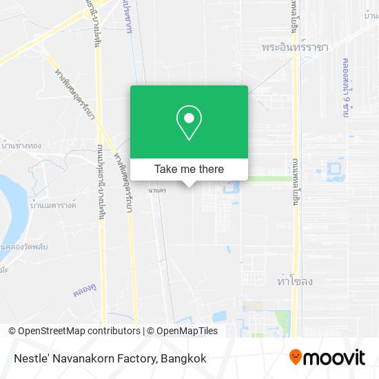 Nestle' Navanakorn Factory map